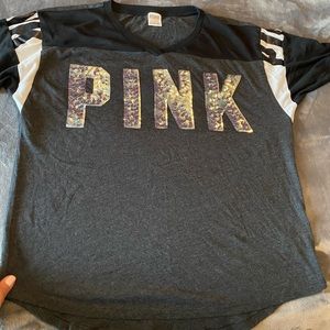 Pink Jersey style tee